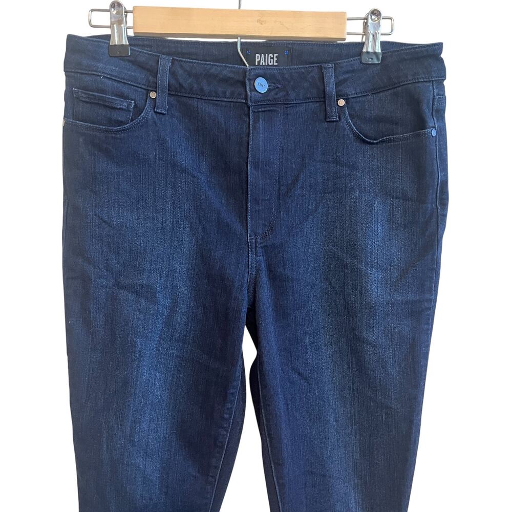 Paige Hoxton Ankle Skinny Jeans Alania Dark Wash Blue Size 30 - Picture 4 of 8